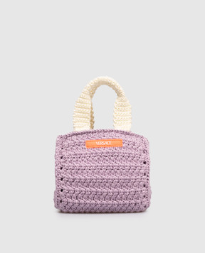 Versace Дитяча фіолетова в'язана сумка 10232321A17240