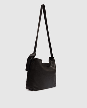 Ann Demeulemeester Черная кожаная сумка Runa B0012628LT137