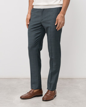 Stefano Ricci Зеленые брюки из шерсти M1T610002AW0017U