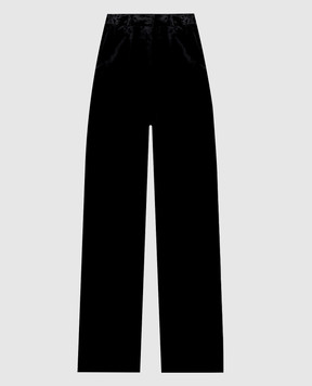 Ermanno Scervino Черные бархатные брюки D476P718QVJ