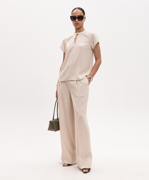 JOSEPH Бежевая блуза Donna JF009883 изображение 2