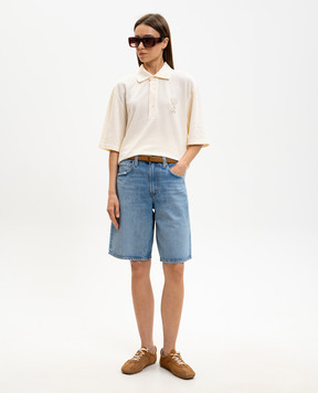 CITIZENS OF HUMANITY Синие джинсовые бермуды Court 22823025