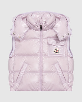 Moncler ENFANT Детская фиолетовая пуховая жилет Kamile L19541A00041597EU810