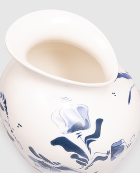 SELETTI Біла порцелянова ваза FLORAL DELFT 11292