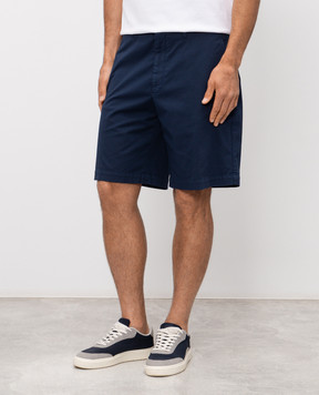 Brunello Cucinelli Сині шорти з бавовни M289LU0010