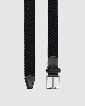 Kiton Синий плетеный ремень USC3601N01357