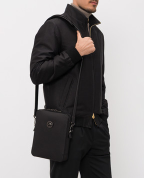 Stefano Ricci Чорна шкіряна сумка з емблемою ND233GTUVD