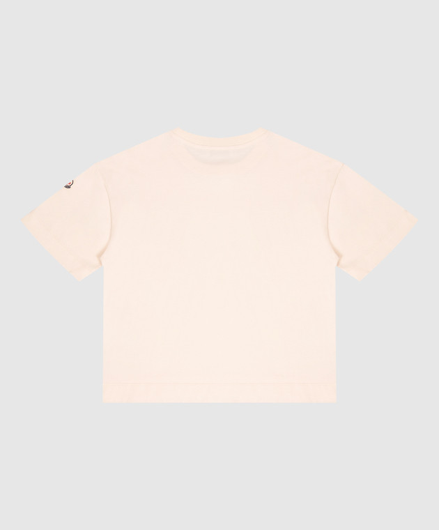 Moncler ENFANT Детская футболка с принтом логотипа L29548C0002783907 изображение 2