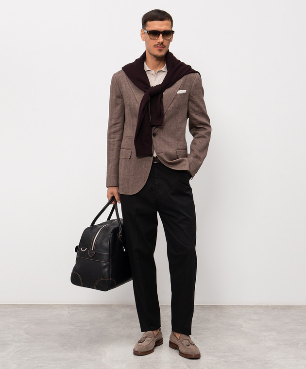 Brunello Cucinelli Черные штаны M289LH0660 изображение 2