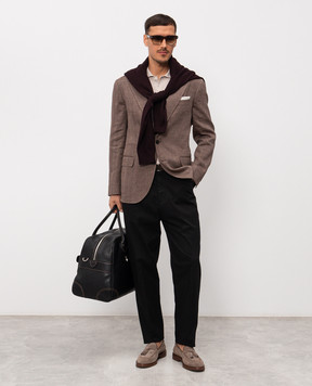 Brunello Cucinelli Чорні штани M289LH0660