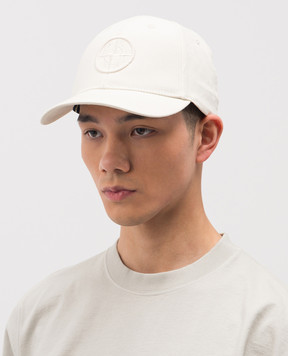 Stone Island Белая кепка с логотипом L1S159100013S0248