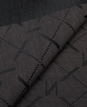 Twinset Черный платок в ткани логотипа шаблон 261TA4270