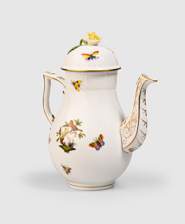 Herend Белый фарфоровый чайник для кофе 00614009RO изображение 2