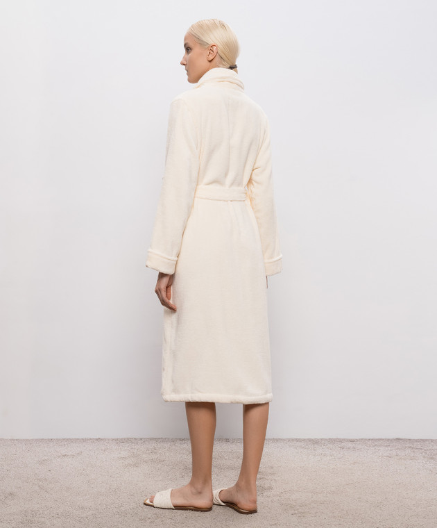 Hamam Махровый халат PERA цвета айвори PERABATHROBE изображение 4