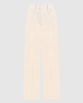 JOSEPH Брюки Jnane цвета айвори с льном JF009695