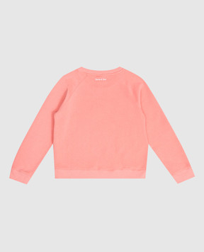 Sporty & Rich Дитячий рожевий утеплений світшот Be Nice WS076712003PI22