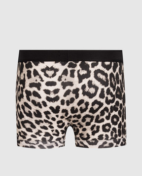 Tom Ford Бежеві труси-боксери в леопардовий принт T4LC31720