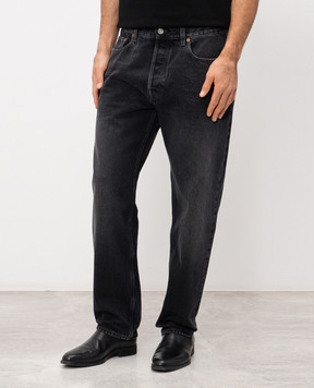 Saint Laurent Сірі джинси з ефектом потертості 816412Y27YA