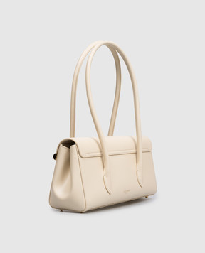 Dolce&Gabbana Бежевая кожаная сумка-багет Marlene BB7927A3G19