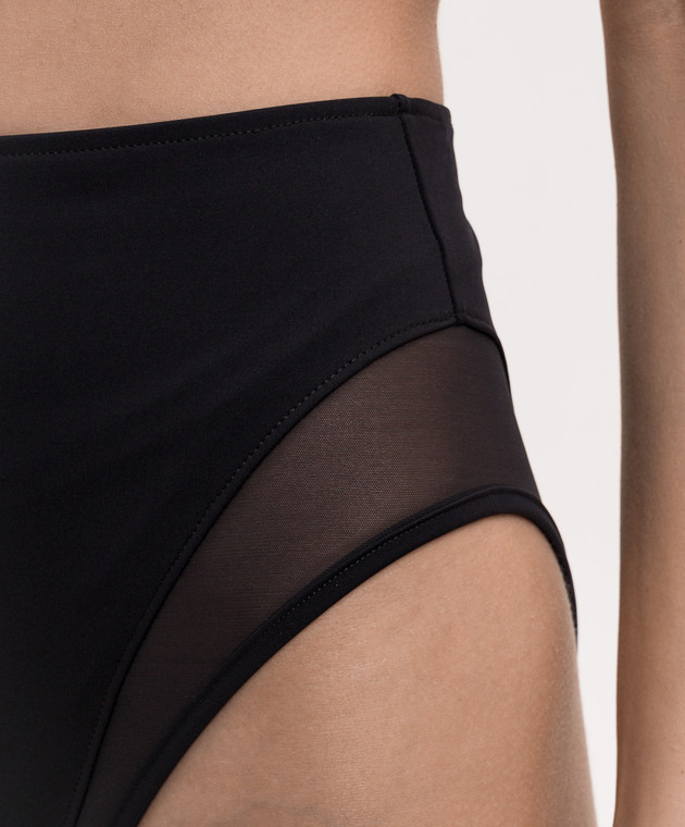 Wolford Чорні трусики від купальника з високою посадкою 4W6237 зображення 5