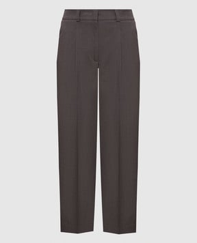 Peserico Сірі штани з відворотами A0458701941