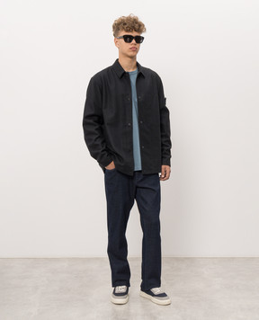Stone Island Синяя куртка с шерстью L2S151200020S0F24