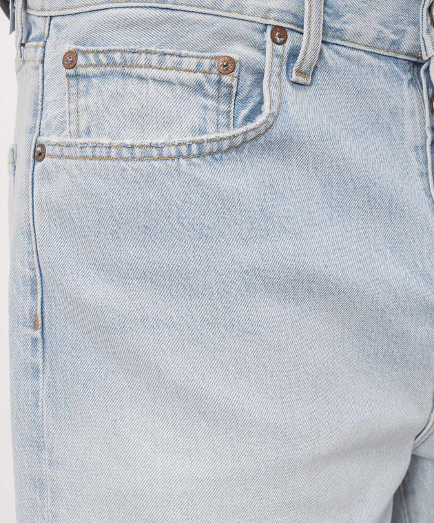 AGOLDE Блакитні джинсові шорти Anson A6761885 зображення 5