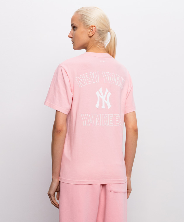 Sporty & Rich Розовая футболка Yankees Arch TO1191818695PL151 изображение 4