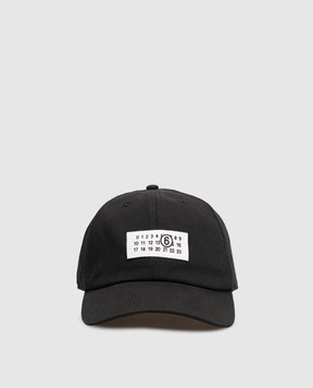 Maison Margiela MM6 Детская черная кепка с нашивкой M61159MM05S
