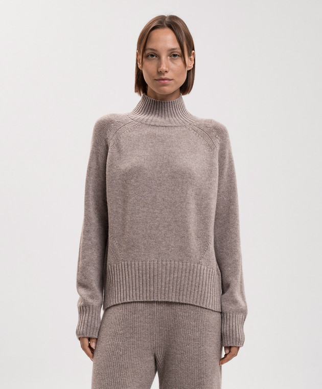 Allude Бежевий светр з вовни та кашеміру 26517104 зображення 3