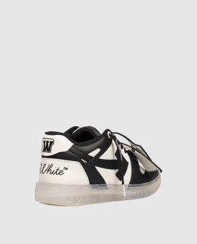 Off-White Белые кожаные Out Of Office Varsity OMIA189F25LEA00C