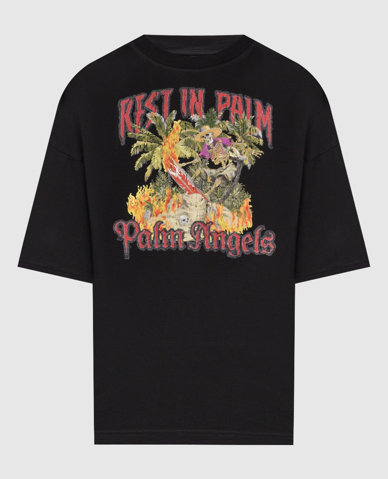 

Черная футболка Rest In Palm, Черный, Футболки