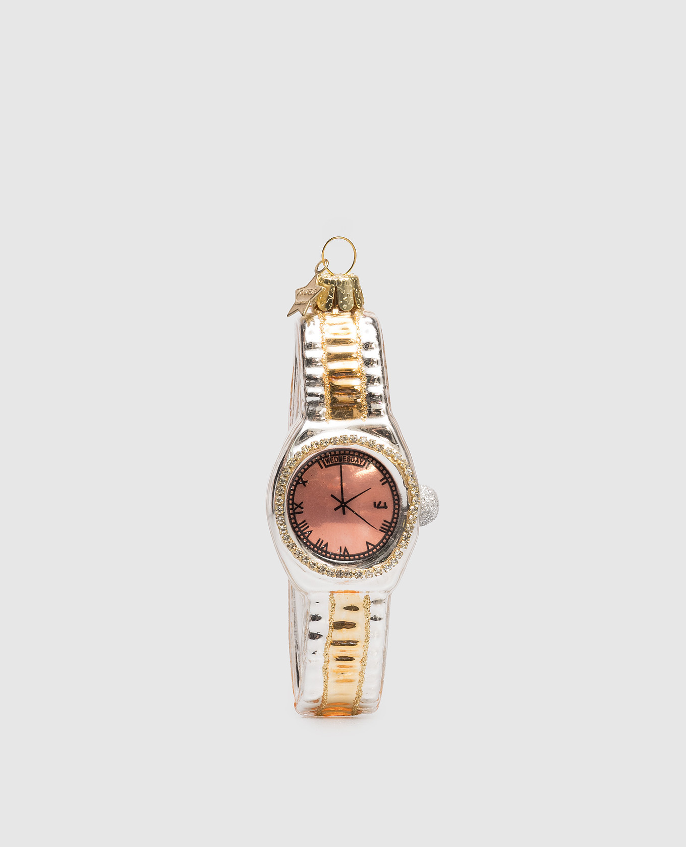 

Елочная игрушка Watch, Серебристый, Елочные украшения