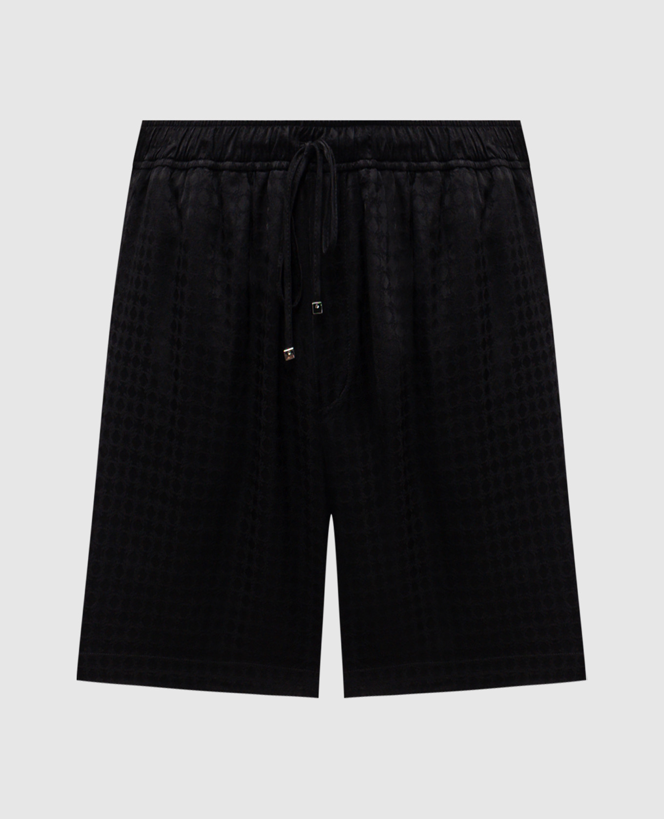 

Черные шорты в монограммы шаблон, Черный, Шорты