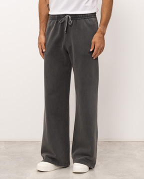 Trussardi Серые спортивные брюки с принтом логотипа P8098000081NMP317F08