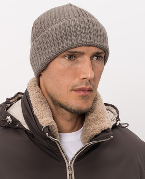 Brunello Cucinelli Сіра шапка M2294920