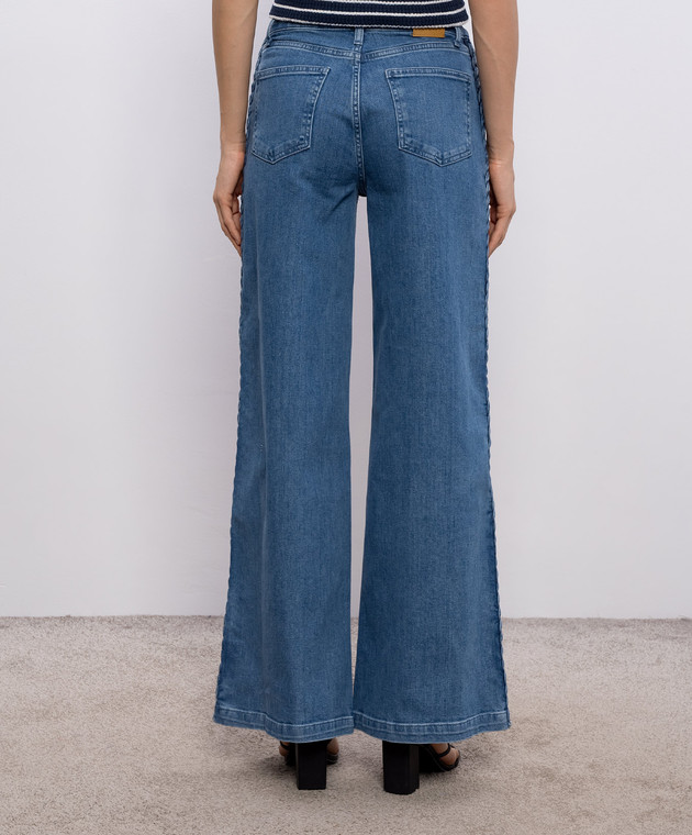 Simkhai Синие джинсы клеш Booker 2264009DNBN изображение 4