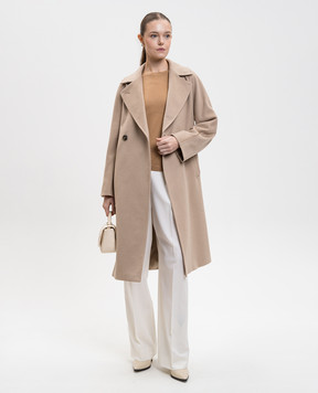 Max Mara Коричневий джемпер MALESIA з вовни і кашеміру MALESIA