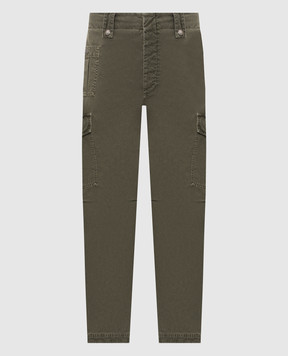 Brunello Cucinelli Зелені штани карго M225NF3020