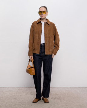 Babe Pay Pls Коричневая куртка из нубука 2533SUEDE