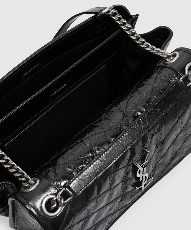 Saint Laurent Чорна шкіряна сумка Niki 8129430EN04 зображення 4
