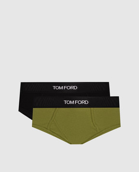 Tom Ford Набір трусів-бріфів з контрастним логотипом T4XC11040