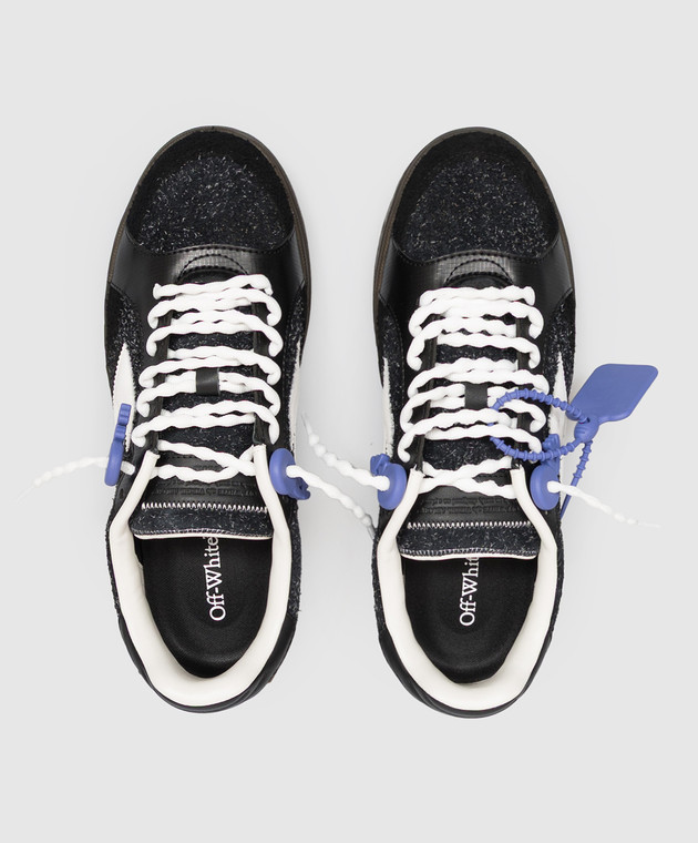 Off-White Черные комбинированные кроссовки End Of Play OF05773001 изображение 4