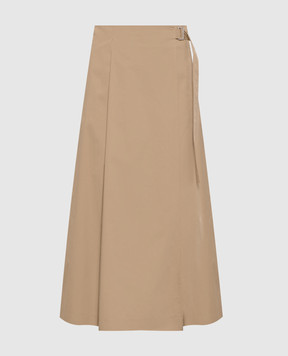 Peserico Бежевая юбка миди A0511003184