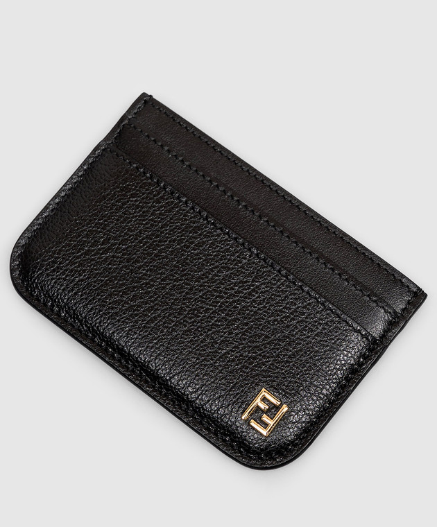 Fendi Черный кожаный катхолдер FF 8M0586B08E изображение 3