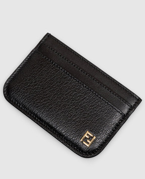 Fendi Черный кожаный катхолдер FF 8M0586B08E