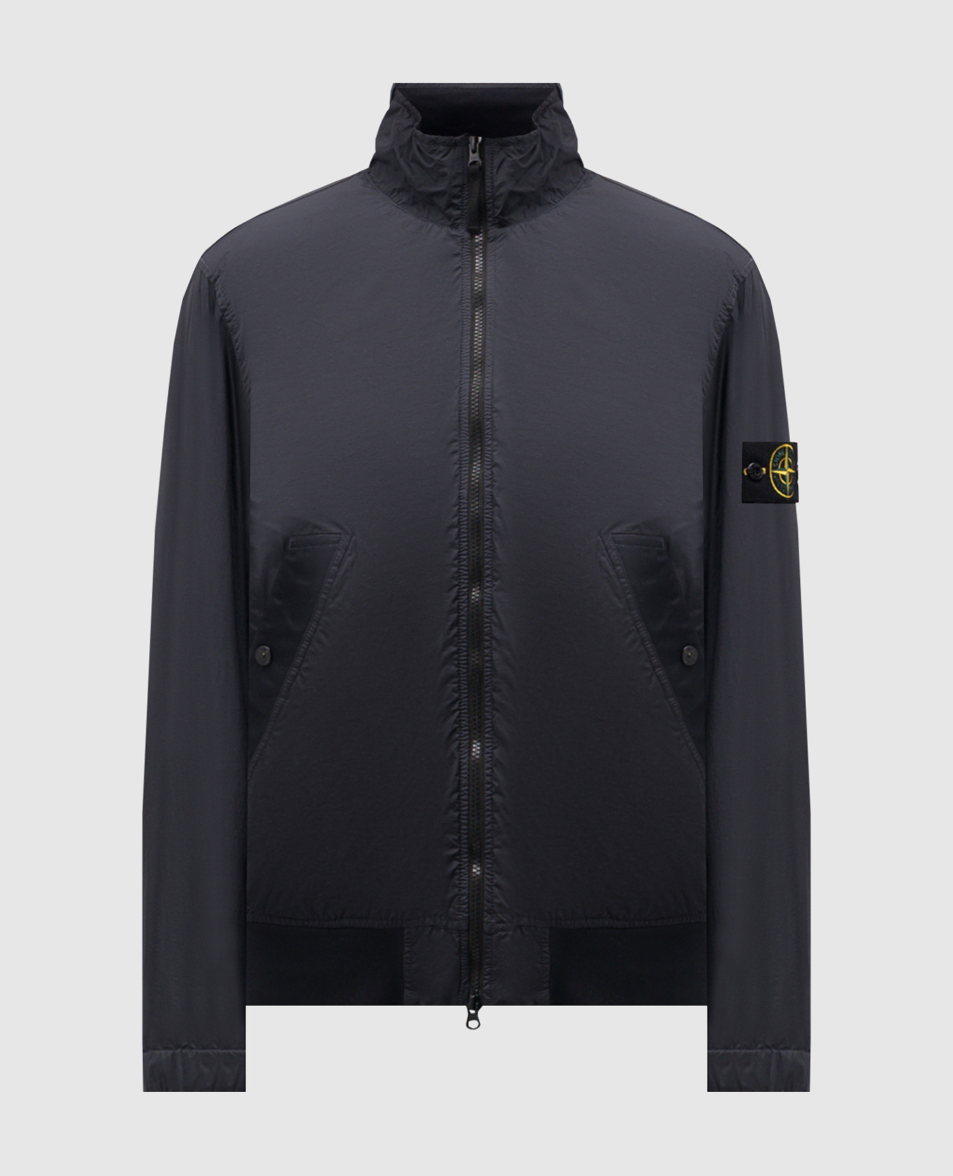 Синяя ветровка с логотиопм