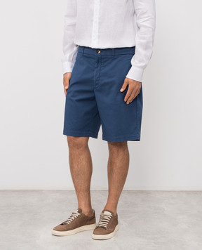 Brunello Cucinelli Шорти синього кольору M289LU0010