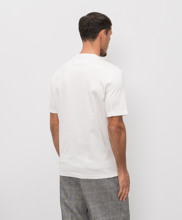 Brunello Cucinelli Белая футболка M0B131356P изображение 4