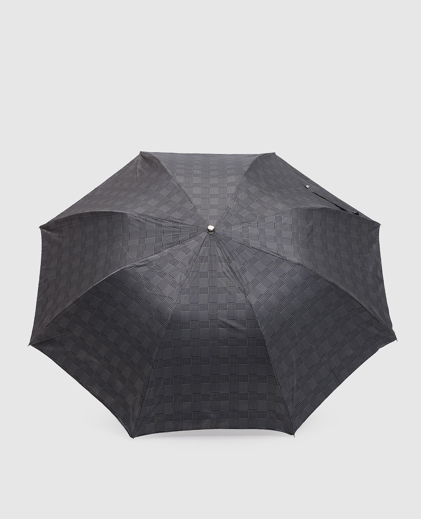 Серый складной зонтик Milford в узор